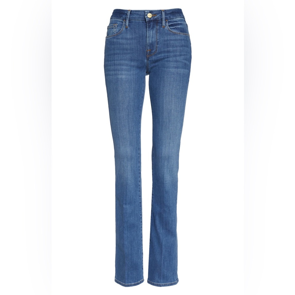 FRAME Le Mini Boot Mid-Rise Bootcut Jeans